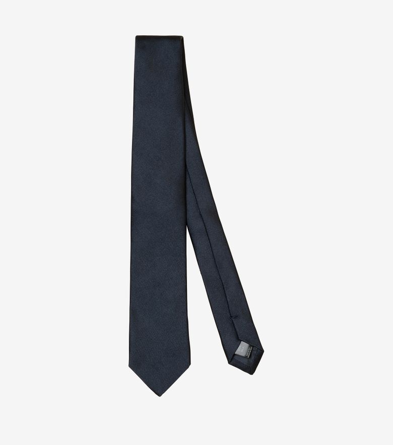 COLLABORATIONS Cravate Lino A.P.C. Anastasia Barbieri Dark Navy