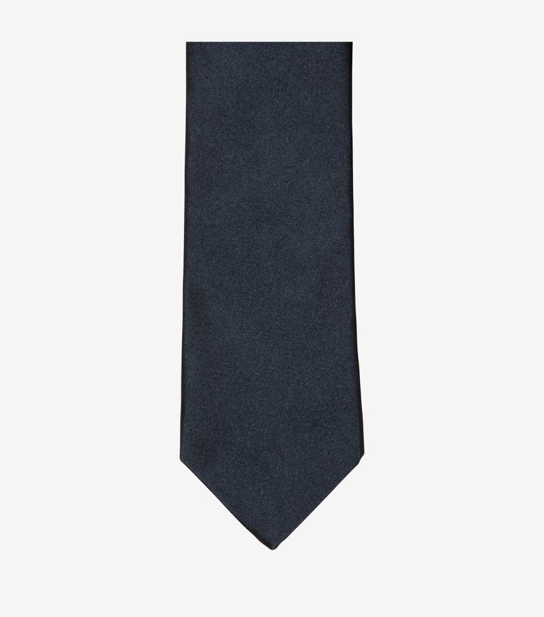 COLLABORATIONS Cravate Lino A.P.C. Anastasia Barbieri Dark Navy