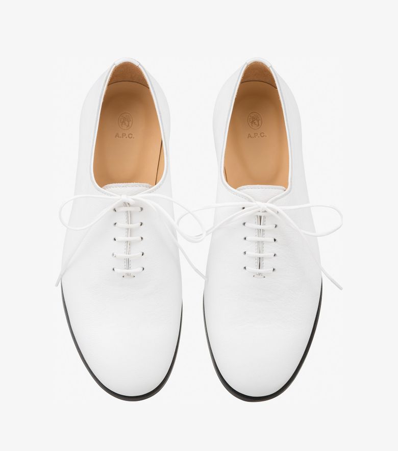 COLLABORATIONS Derbies Frank F A.P.C. Anastasia Barbieri Blanc