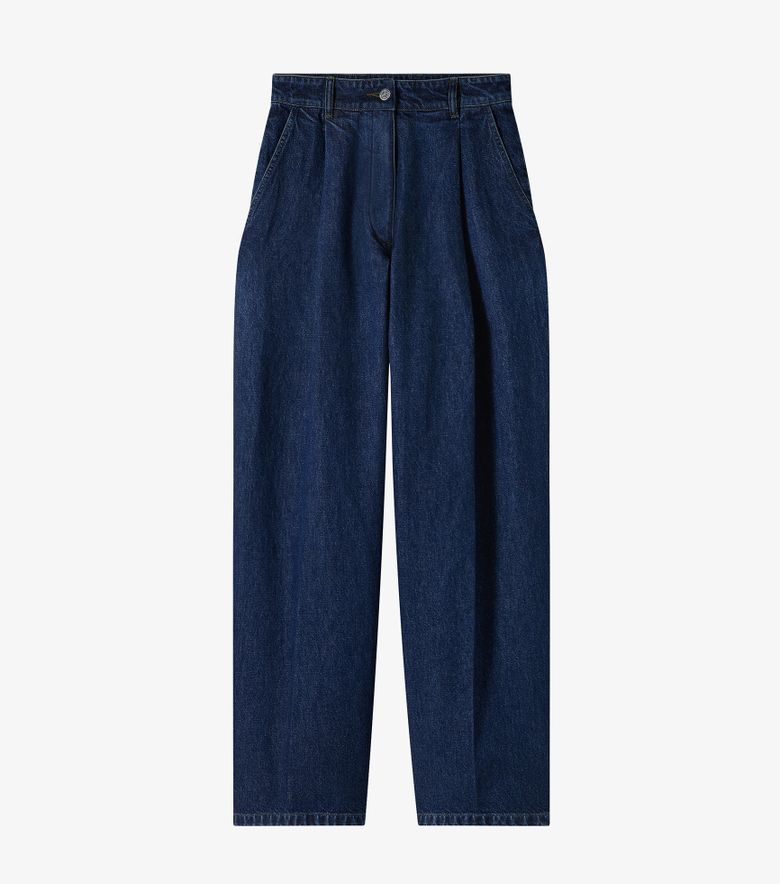 COLLABORATIONS Pantalon Azzurra A.P.C. Anastasia Barbieri Indigo Délavé