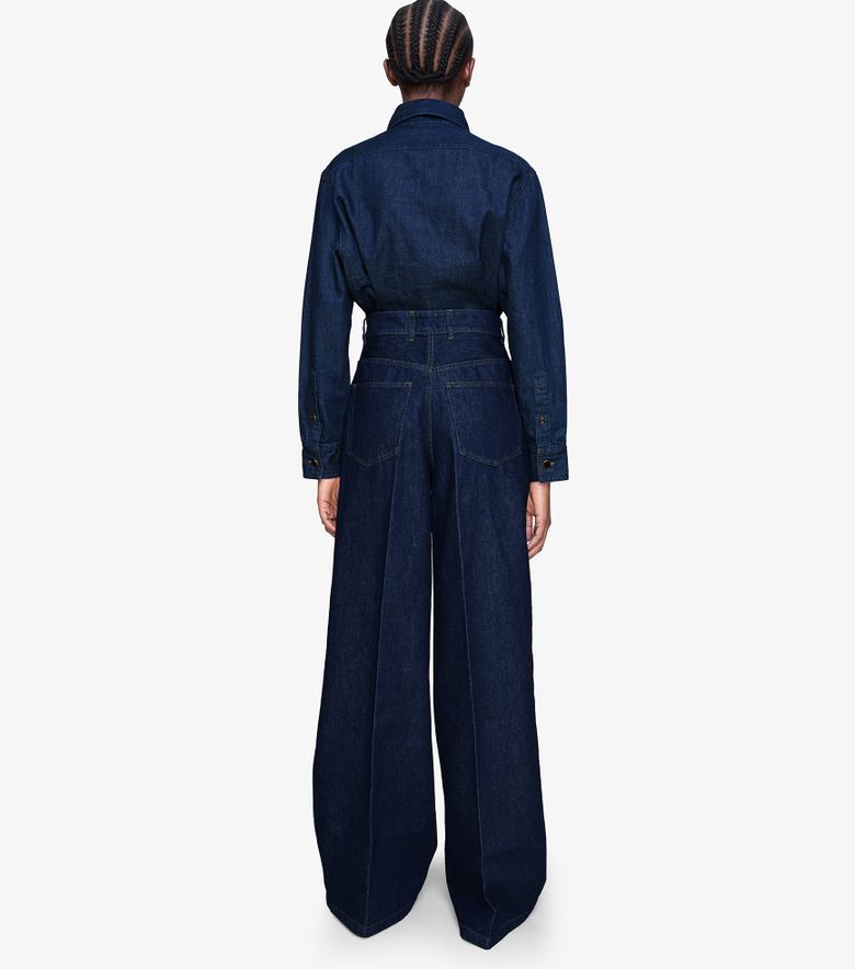 COLLABORATIONS Pantalon Azzurra A.P.C. Anastasia Barbieri Indigo Délavé