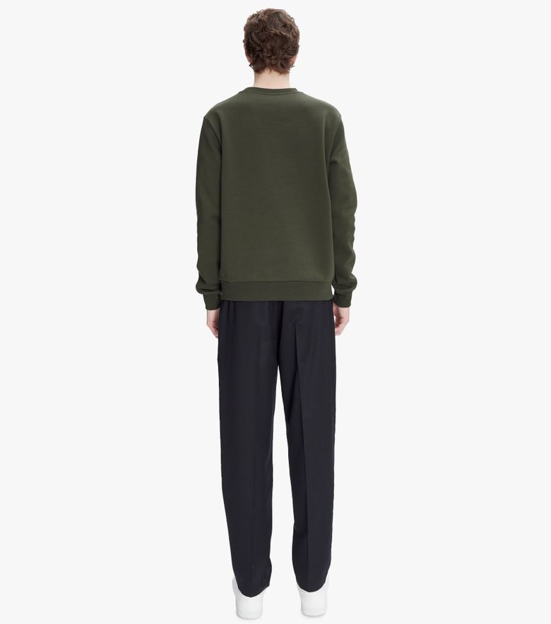 A.P.C. Sweat Standard Rue Madame Unisexe Kaki Militaire/écru