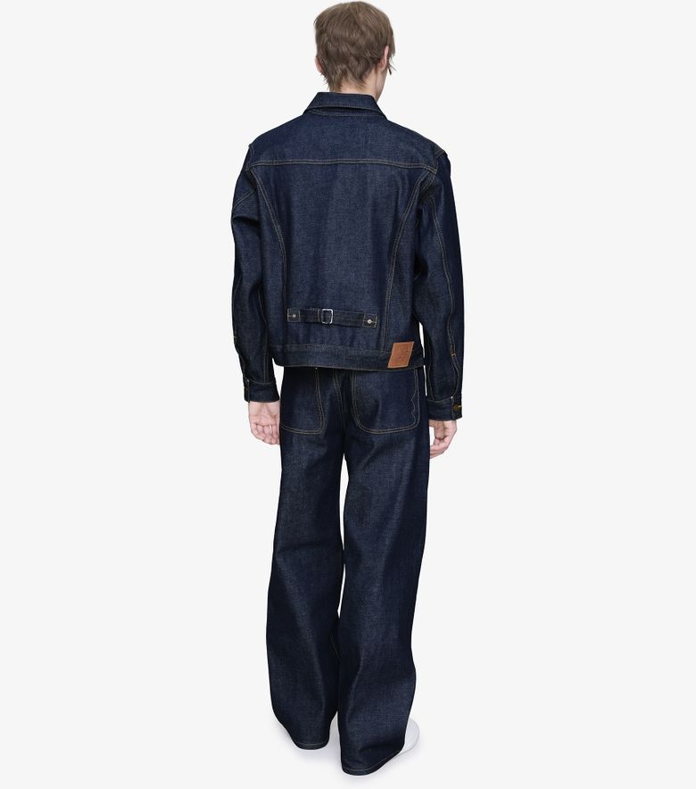 COLLABORATIONS Veste En Jean A.P.C. Brain Dead Indigo