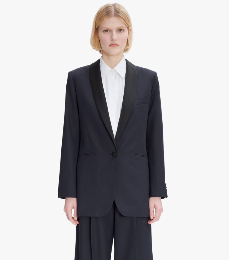 COLLABORATIONS Veste Marcello A.P.C. Anastasia Barbieri Dark navy