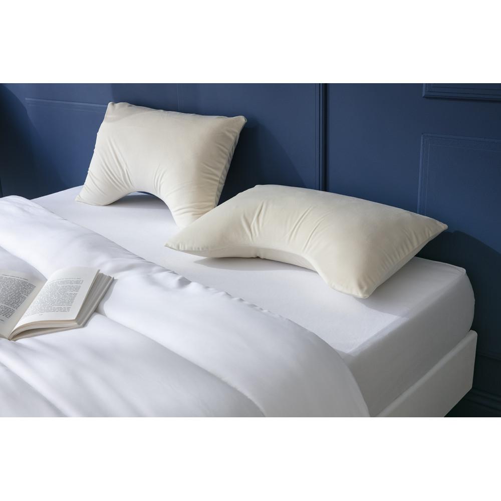 abeil Oreiller ergonomique velours 40x60 Abeil mémoire de forme