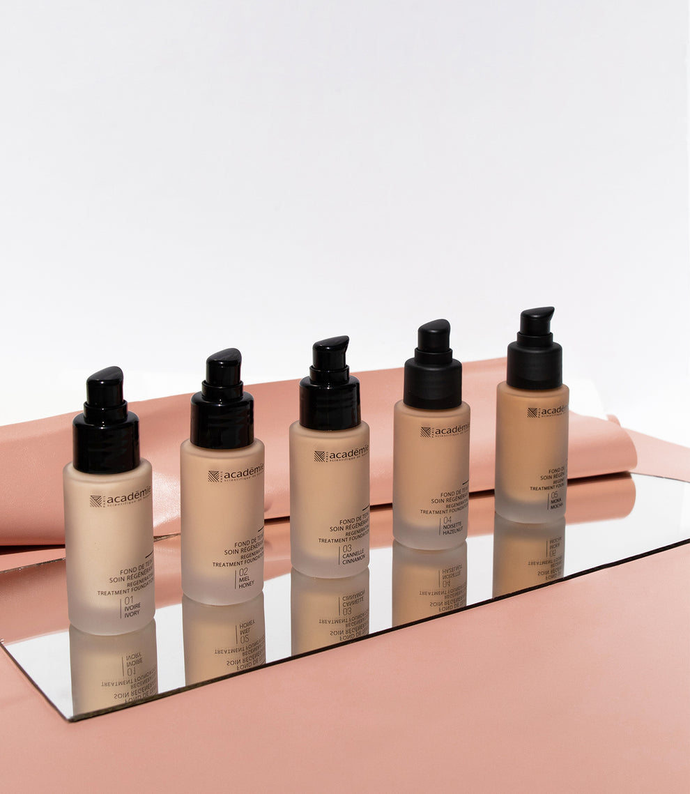 Academie Perfect Complexion Duo - Regenerating Care Foundation + Complexion Brush – Académie Groupe