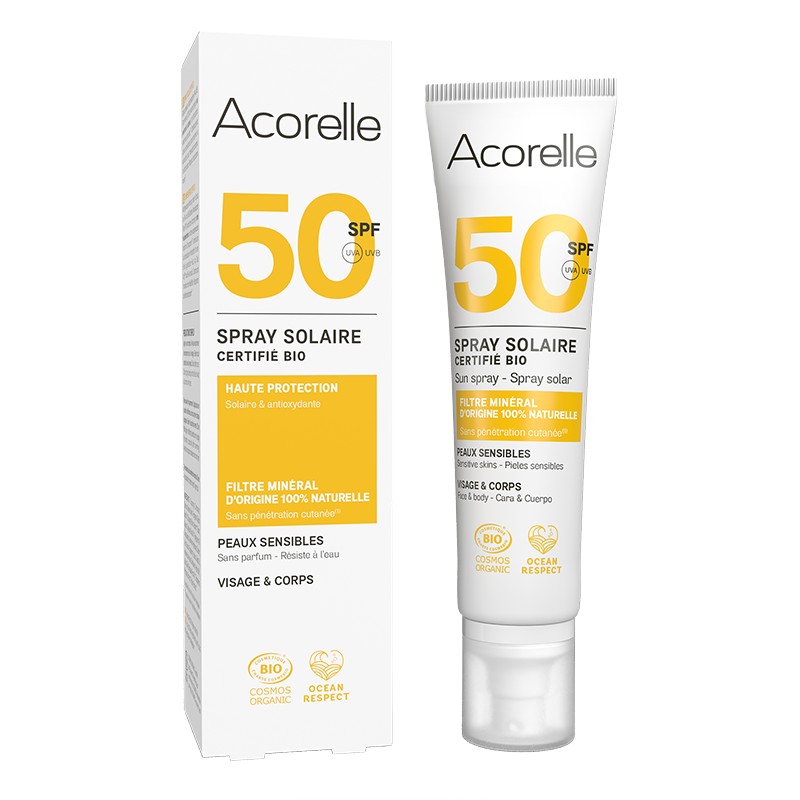 acorelle Spray Solaire BIO 100ml SPF50