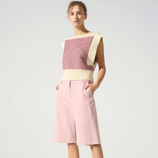 acoté Bermuda sous genoux