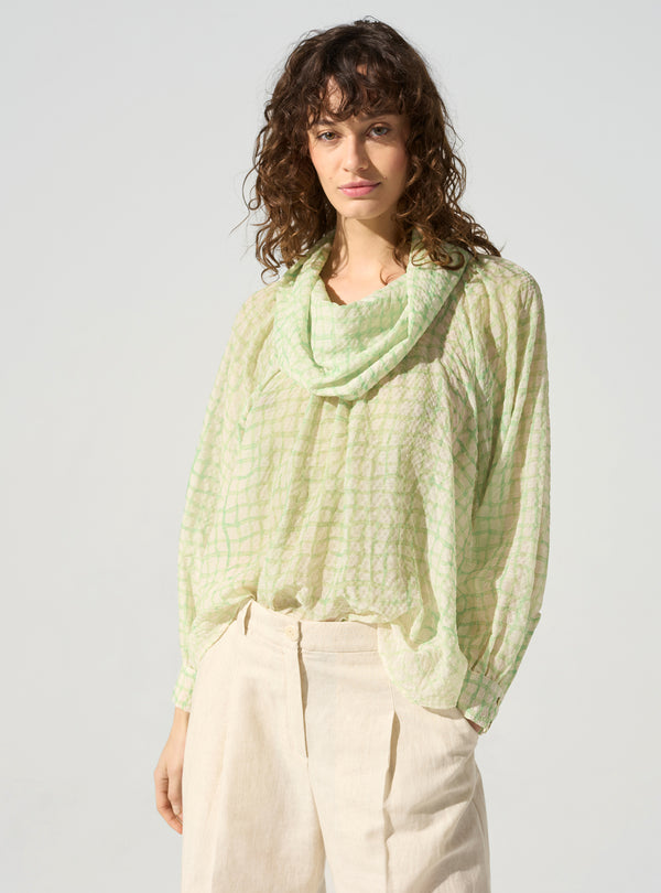 acoté Blouse manches bouffantes