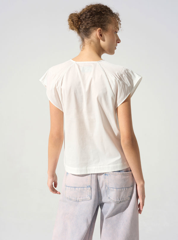 Acoté Blouse Plissée Cristal