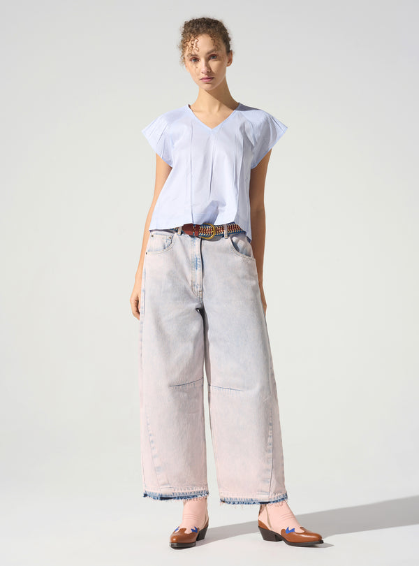 Acoté Blouse Plissée Cristal