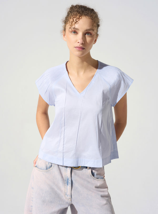 acoté Blouse plissée cristal
