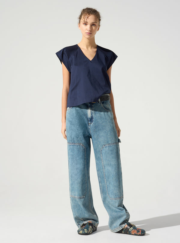 Acoté Blouse Plissée Cristal