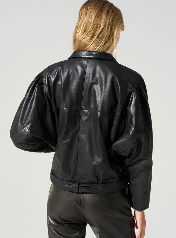 Acoté Blouson En Cuir