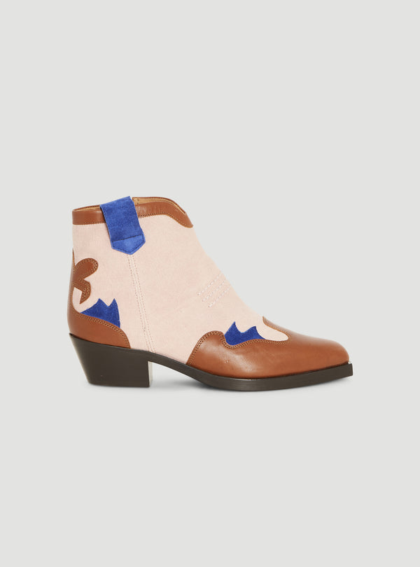 Acoté Bottines Type Santiags