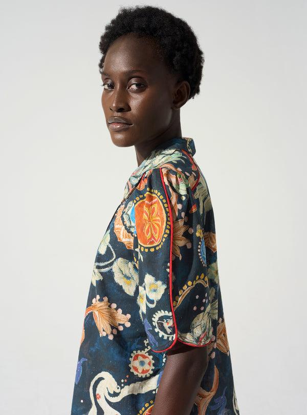 acoté Chemise manches courtes bouffantes