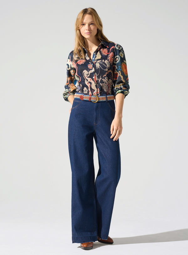 Acoté Chemise Manches Longues Bouffantes