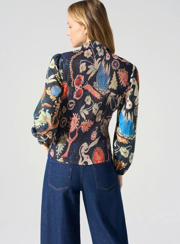 Acoté Chemise Manches Longues Bouffantes