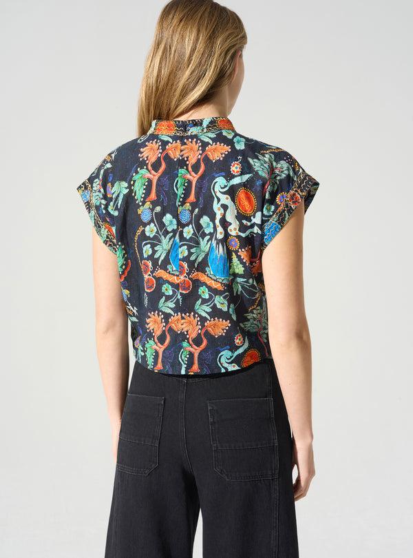 Acoté Crop Top Imprimé