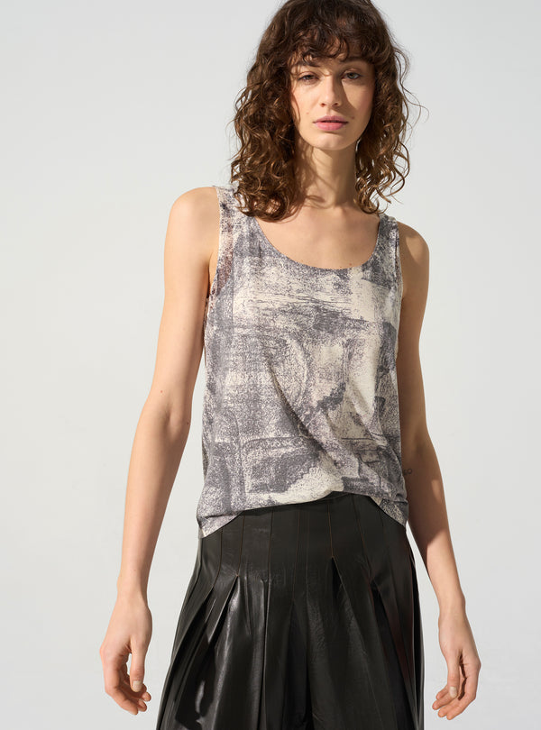 acoté Débardeur imprimé