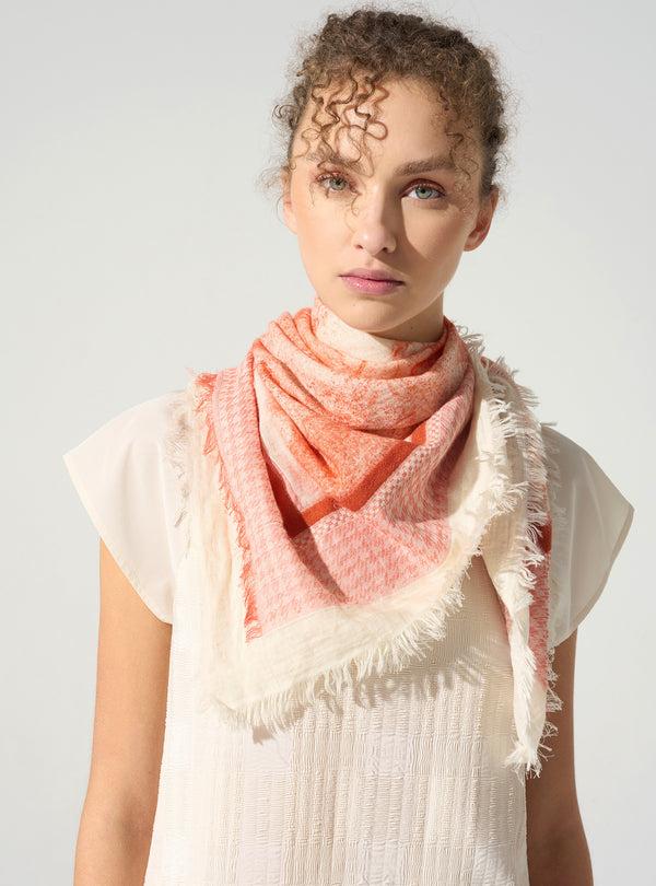 acoté Foulard carré imprimé