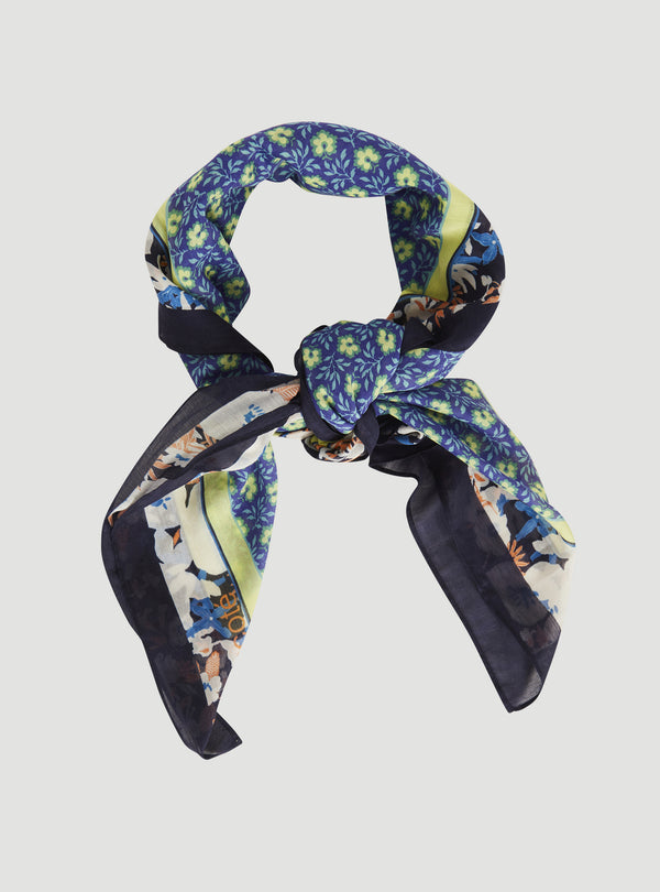 Acoté Foulard Imprimé Fleurs