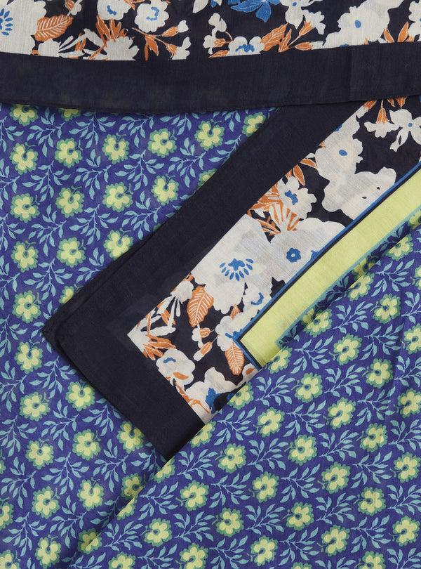 Acoté Foulard Imprimé Fleurs