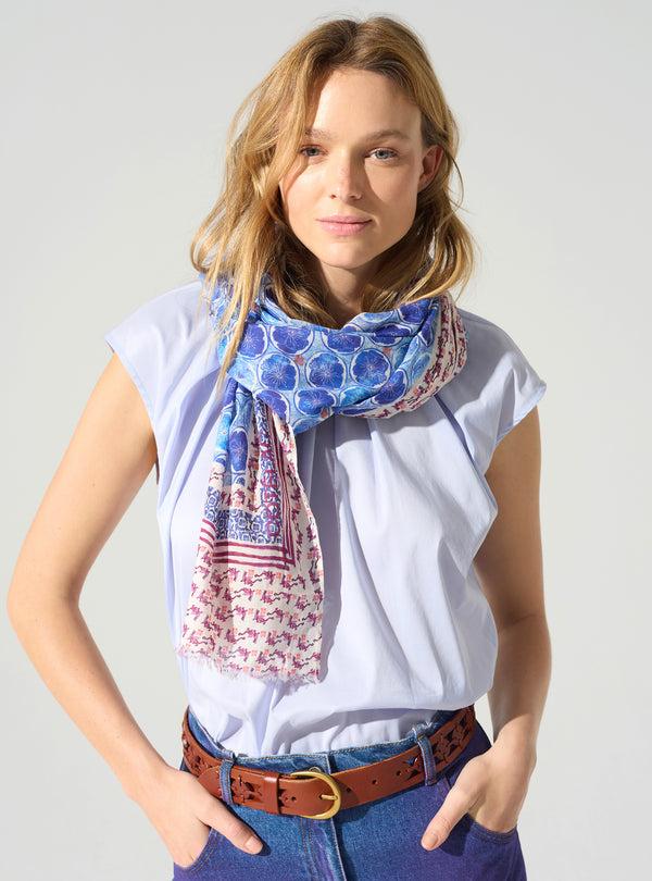 acoté Grand foulard imprimé