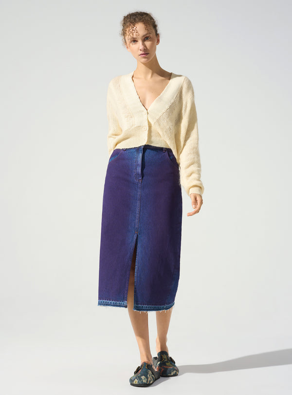 acoté Jupe droite fendue