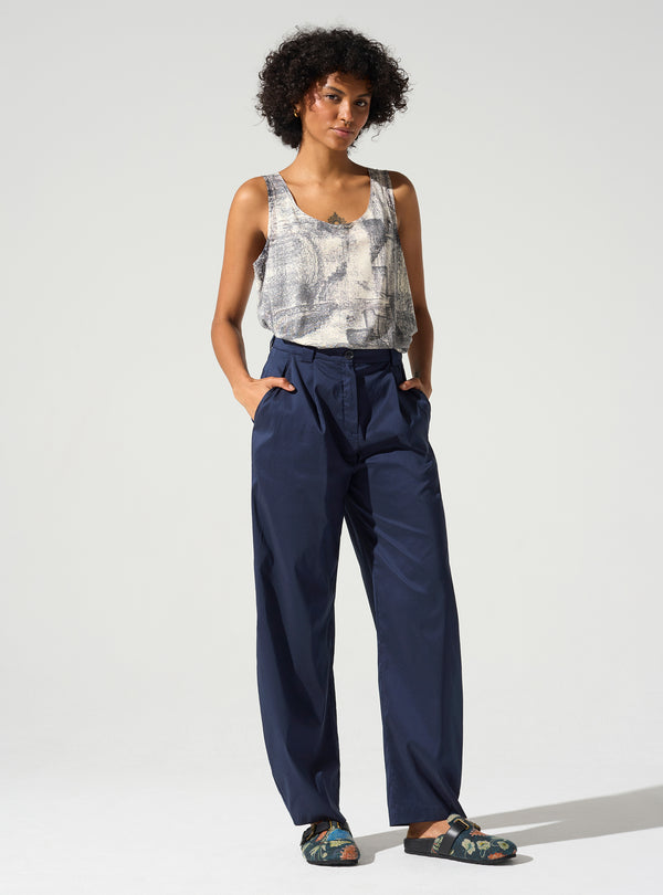 acoté Pantalon large