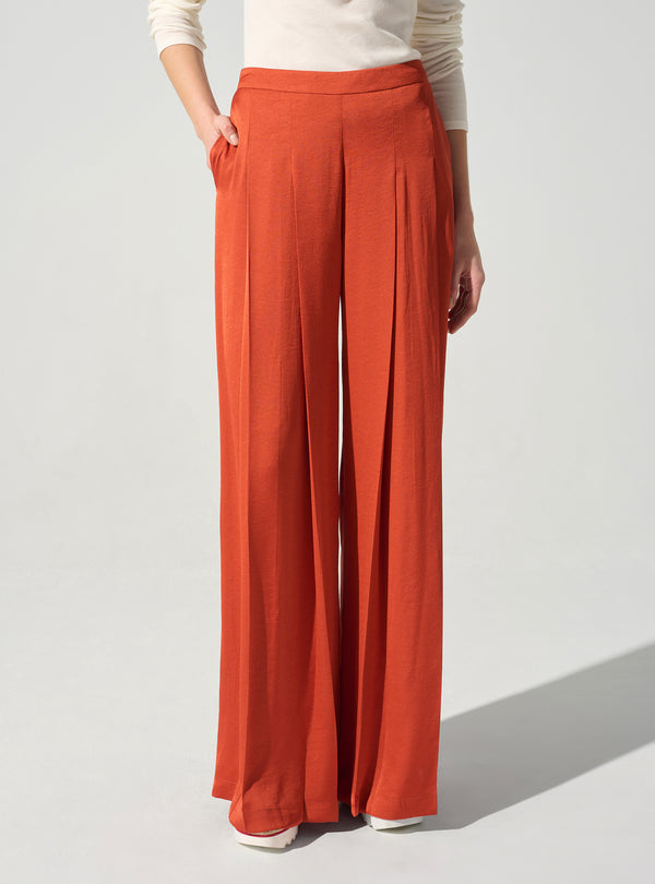 Acoté Pantalon Large Fluide