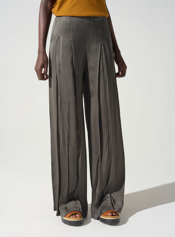 Acoté Pantalon Large Fluide