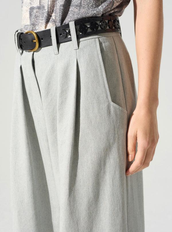 Acoté Pantalon Large Taille Haute