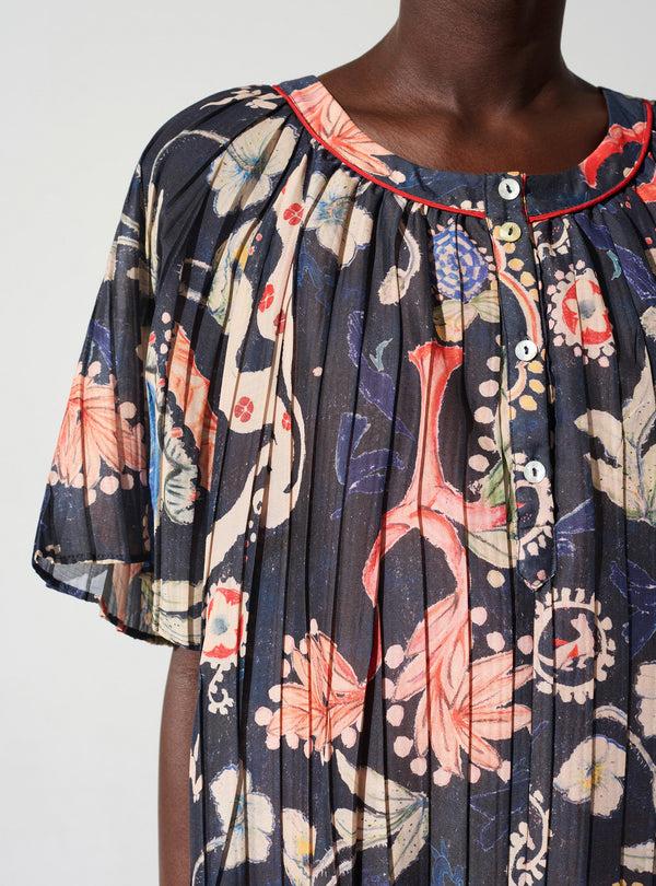 Acoté Robe Ample Plissée