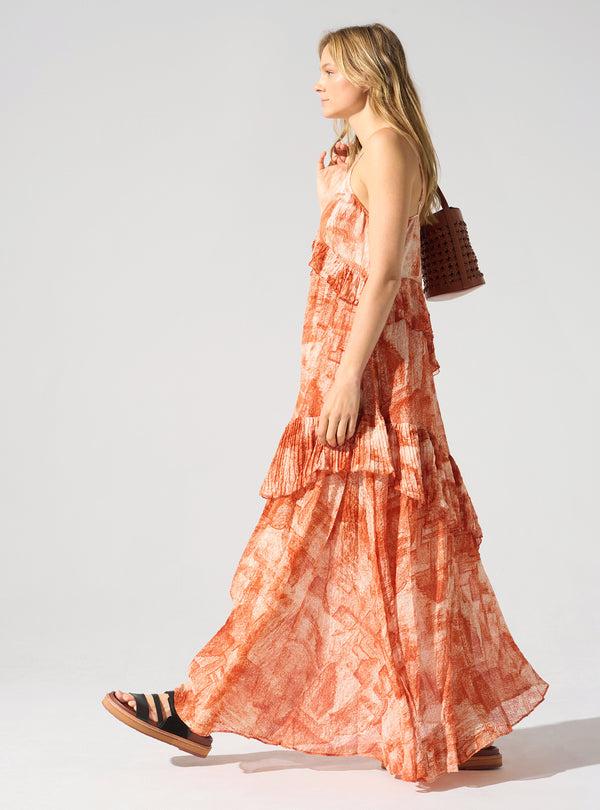 Acoté Robe Longue Fines Bretelles
