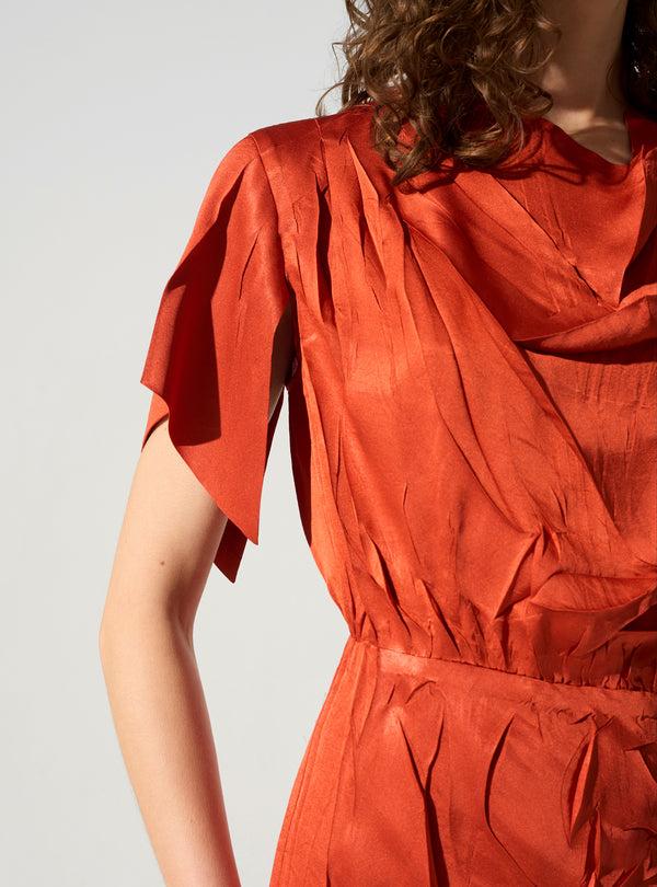 Acoté Robe Manches Fendues