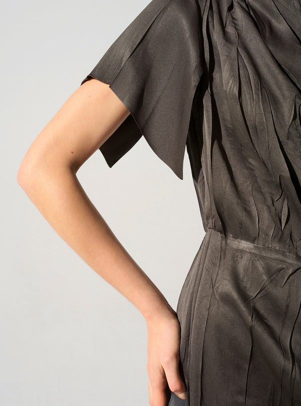 Acoté Robe Manches Fendues