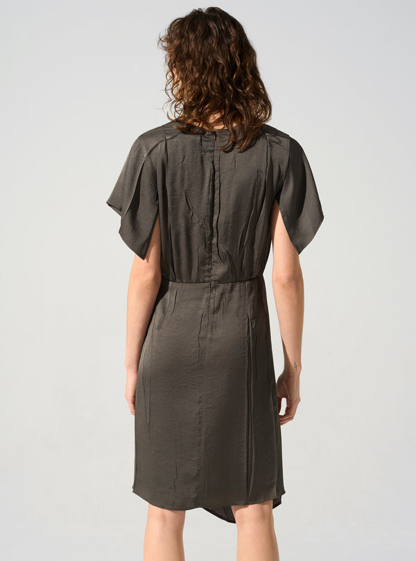 Acoté Robe Manches Fendues