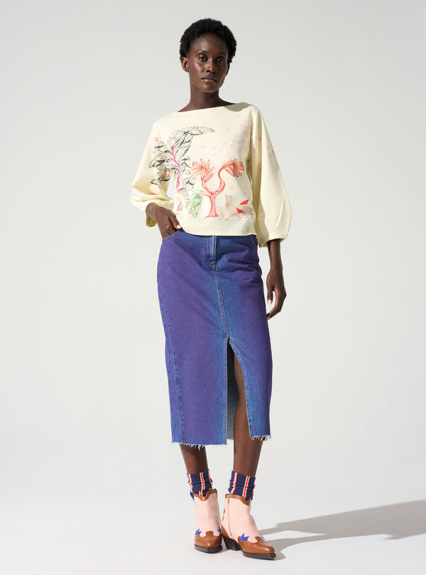 Acoté Sweat Manches Bouffantes