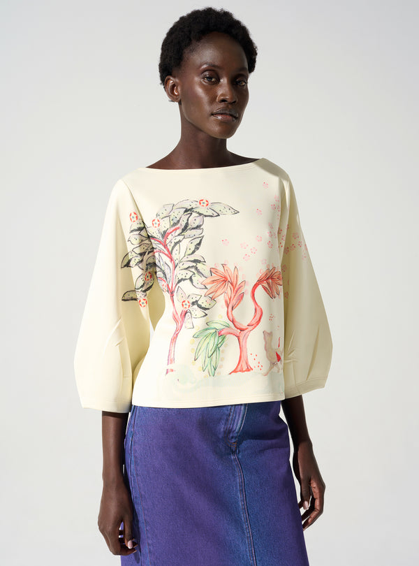 acoté Sweat manches bouffantes