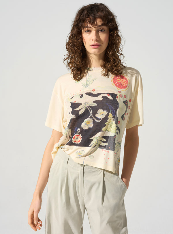 acoté T-shirt imprimé