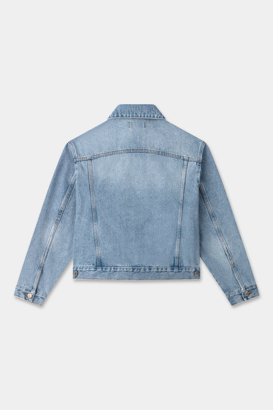 Acquaverde Blouson Terence En Jean - Used Bleached