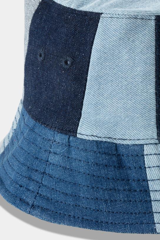Acquaverde Bob En Patchwork De Denim - Indigo