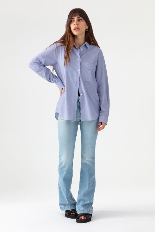 Acquaverde Chemise Boy Shirt - Easy Stripes