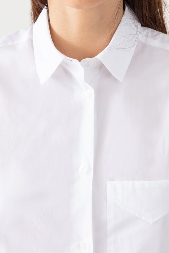 Acquaverde Chemise Boy Shirt - White