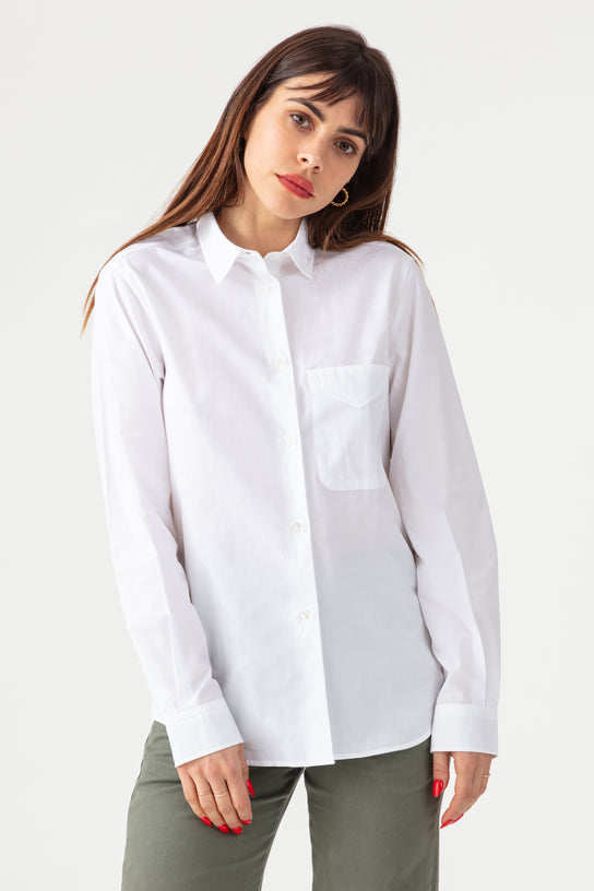 Acquaverde Chemise Boy Shirt - White