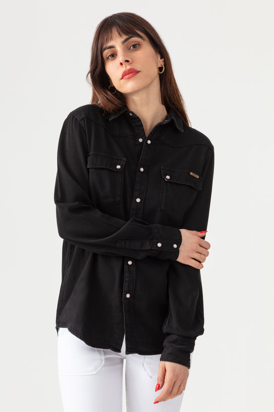 Acquaverde Chemise Clyde - Black Stone