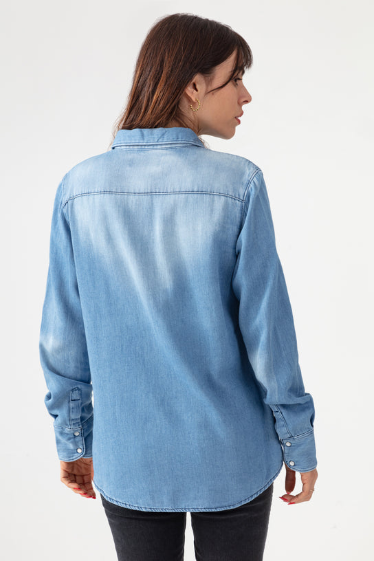 Acquaverde Chemise Clyde En Jean - Light Used