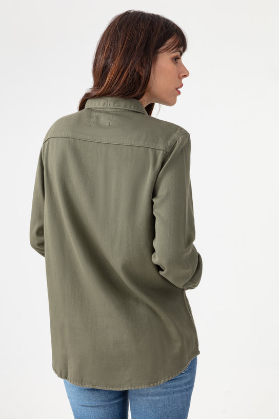 Acquaverde Chemise Clyde - Military Kaki