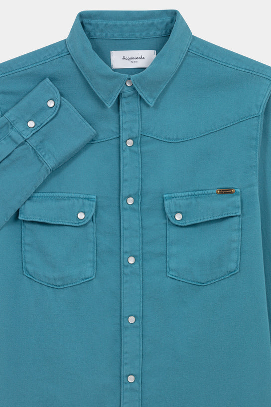 Acquaverde Chemise Clyde - Turquoise